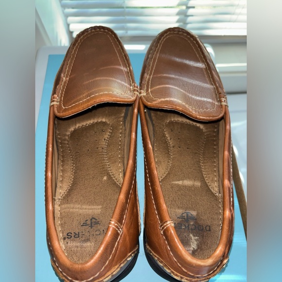 Dockers Brown Leather Loafers - Picture 9 of 13